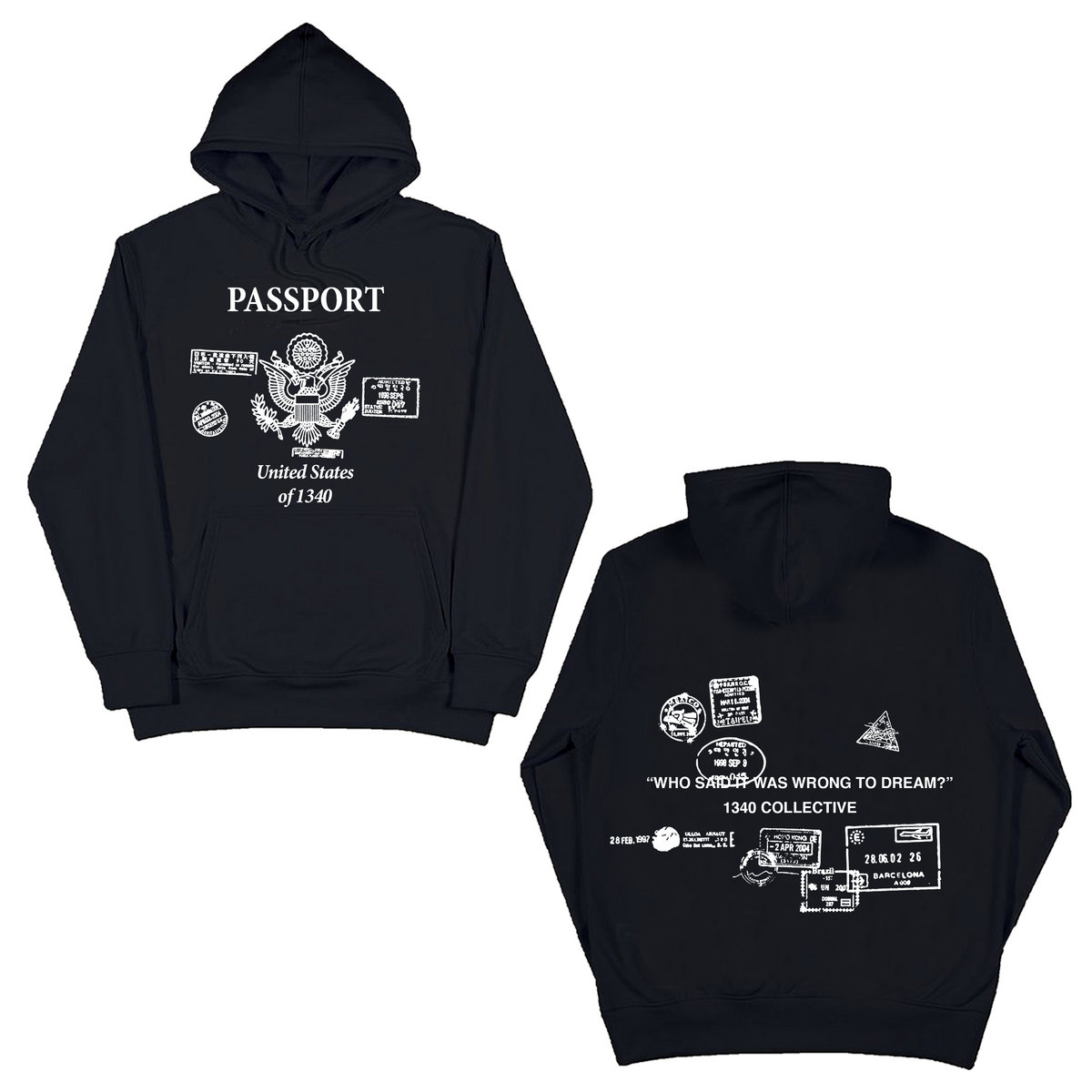 1340 PASSPORT HOODIE (bfcm 2023) 1340 COLLECTIVE CO