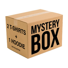 Load image into Gallery viewer, MARCH MYSTERY BOX - 2 TSHIRTS + 1 HOODIE