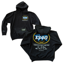 Load image into Gallery viewer, 1340 AIRLINES - HEAVYWEIGHT HOODIE