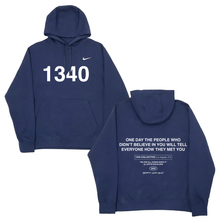 Load image into Gallery viewer, 1340 ONE DAY - on NIKE HOODIE