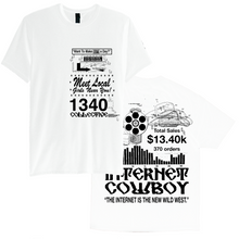 Load image into Gallery viewer, 1340 INTERNET COWBOY T-SHIRT
