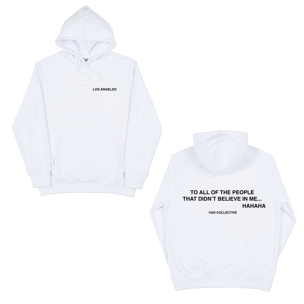 1340 BELIEVE IN ME - HOODIE (black friday 2023)