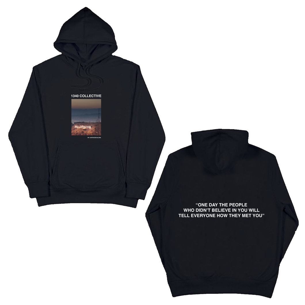 1340 HOLLYWOOD ON FIRE - HOODIE (black friday 2023)