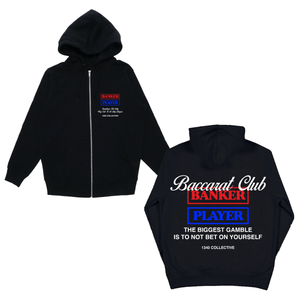 1340 BACCARAT CLUB - ZIP UP HOODIE (Black Friday 2022)