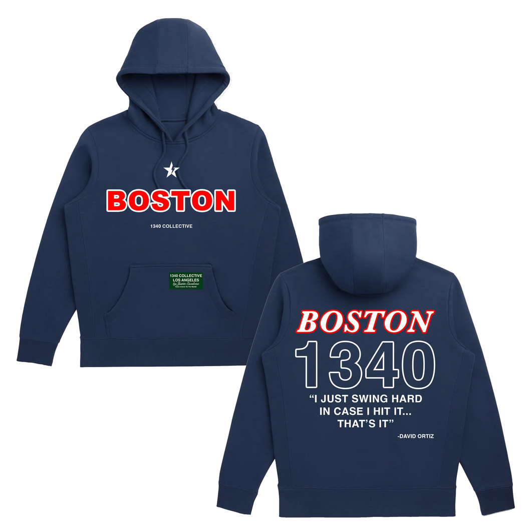 1340 BOSTON RED - HOODIE