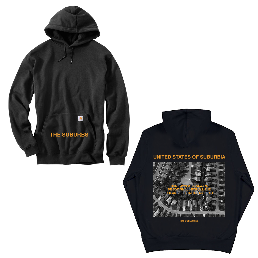 1340 THE SUBURBS - on CARHARTT HOODIE
