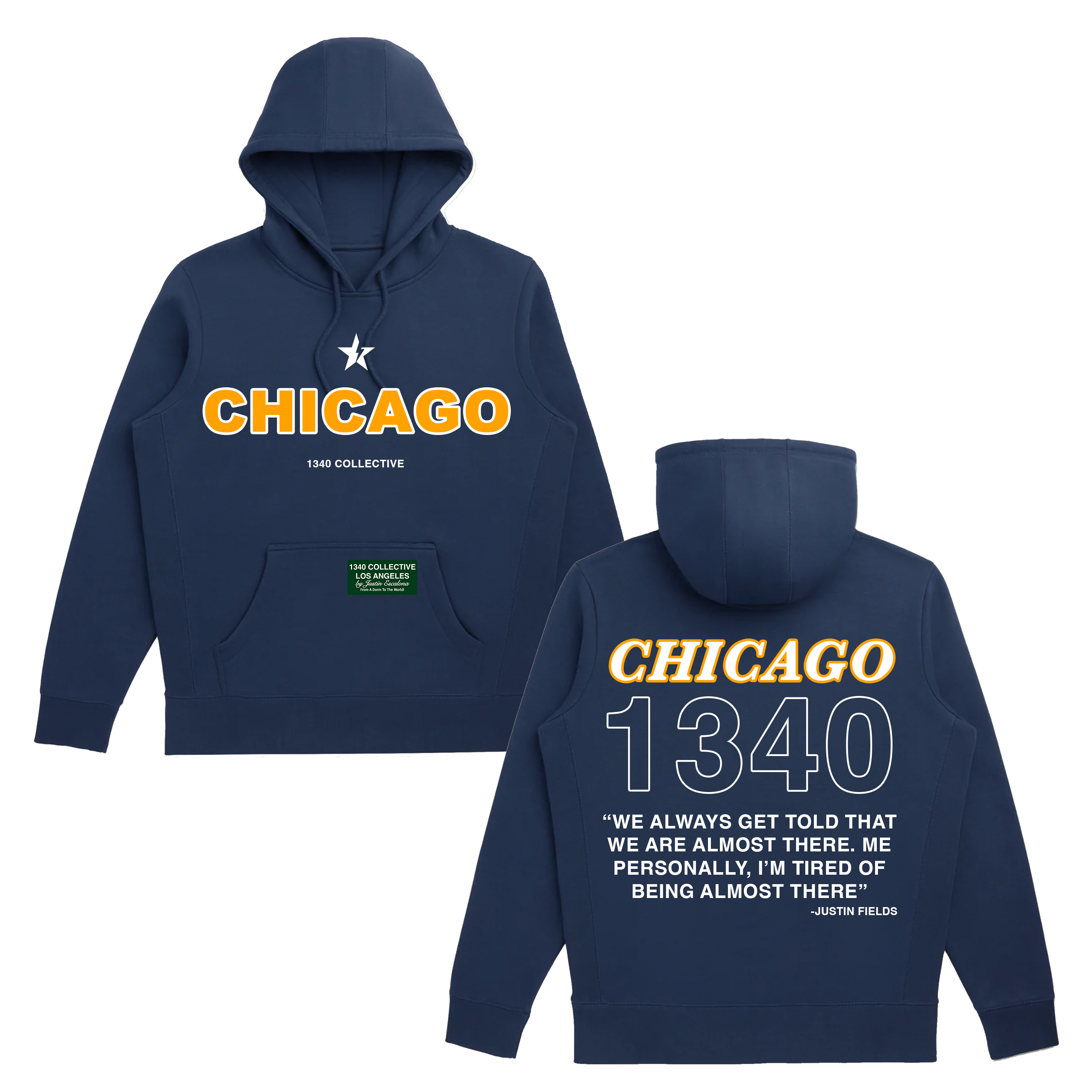 1340 CHICAGO - HOODIE – 1340 COLLECTIVE CO