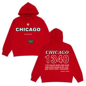 1340 CHICAGO RED - HOODIE