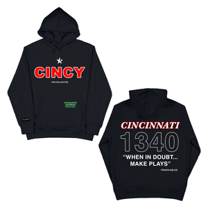 1340 CINCINNATI RED - HOODIE