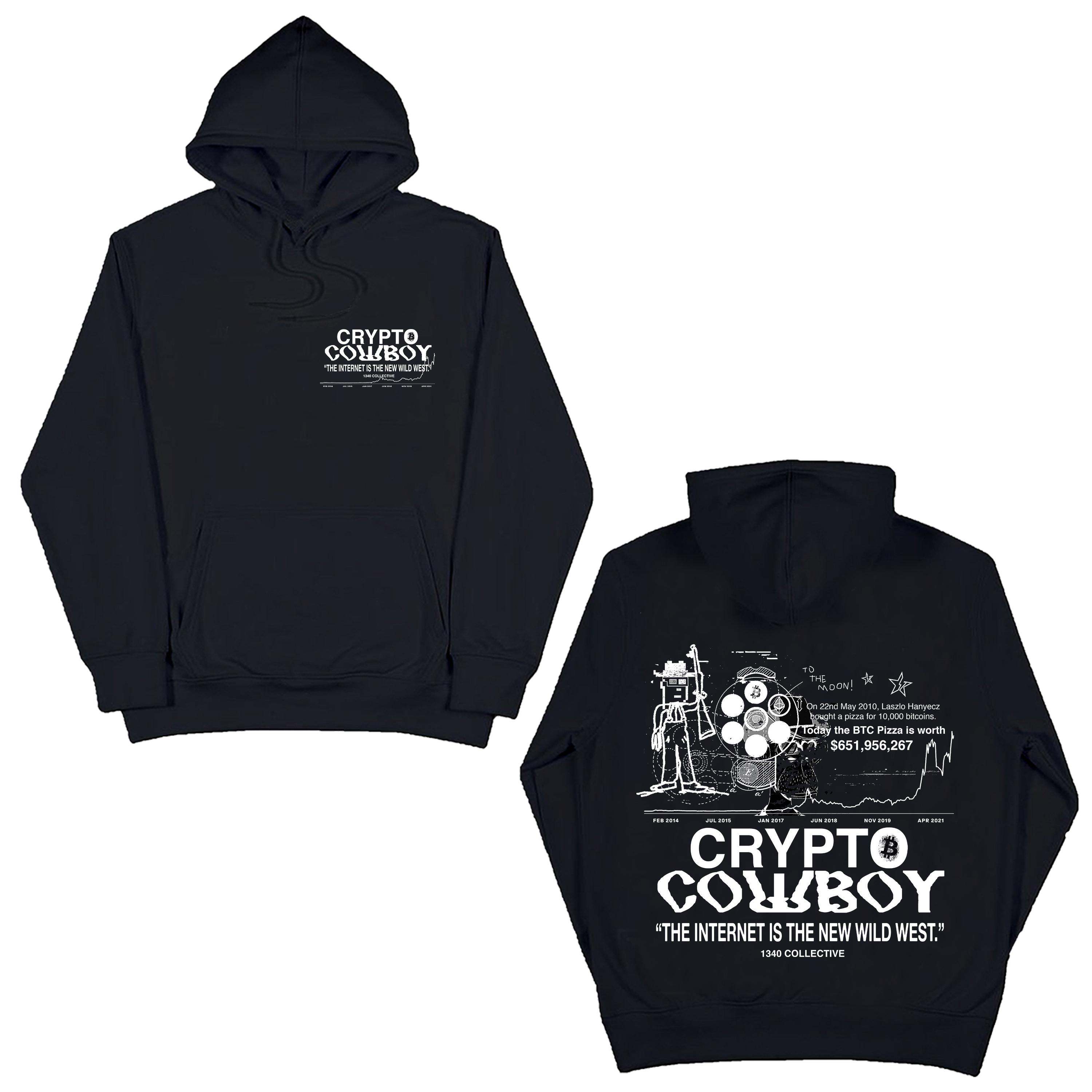 1340 CRYPTO COWBOY - HOODIE – 1340 COLLECTIVE CO