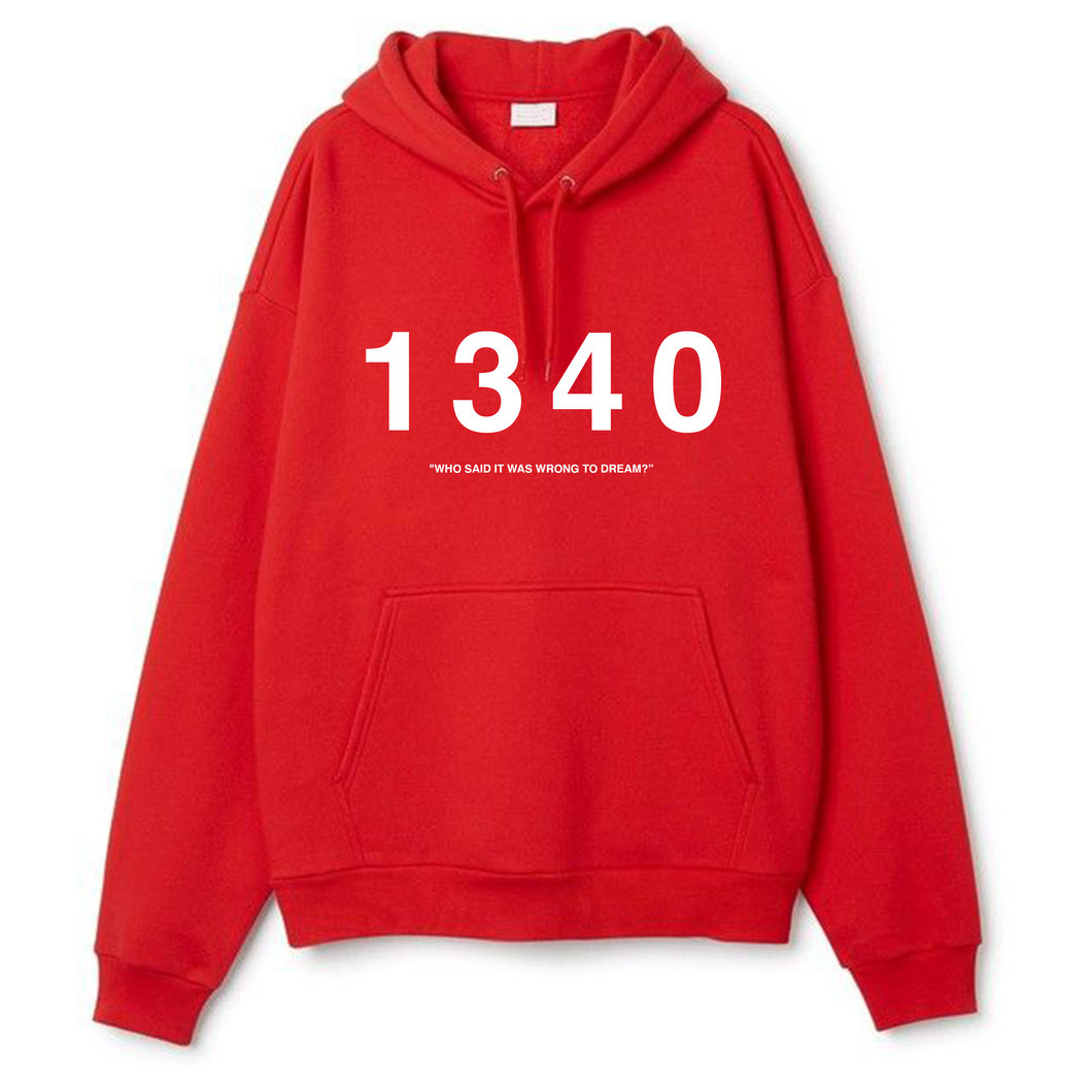 1340 RED - HOODIE