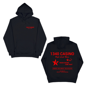 1340 HIGH LIMIT ROOM - HEAVYWEIGHT HOODIE (Black Friday 2022)