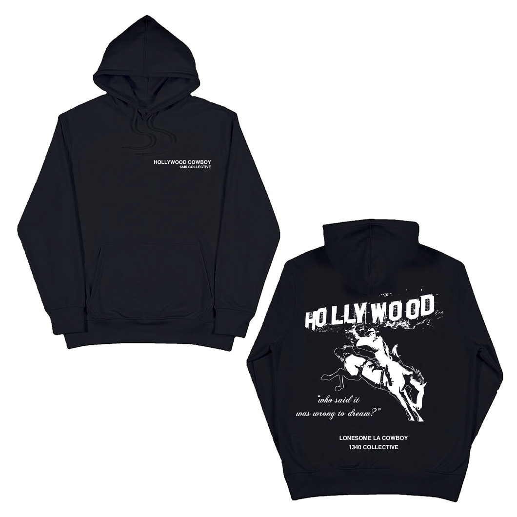 1340 HOLLYWOOD COWBOY - HOODIE (black friday 2022)