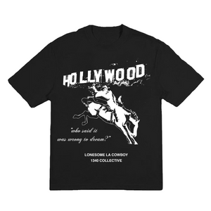 1340 HOLLYWOOD COWBOY - HEAVYWEIGHT TSHIRT (Black Friday 2022)