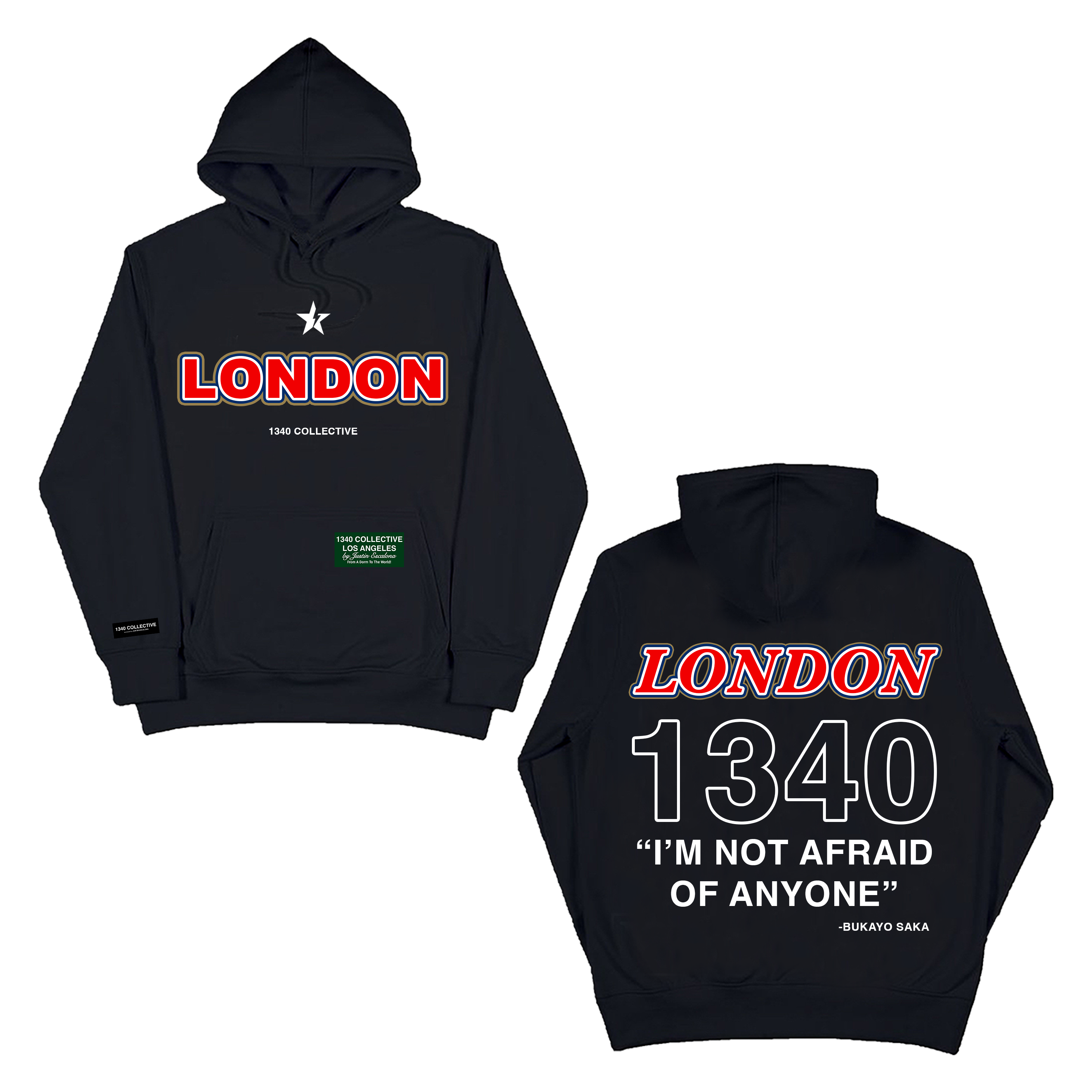 1340 LONDON RED - HOODIE – 1340 COLLECTIVE CO