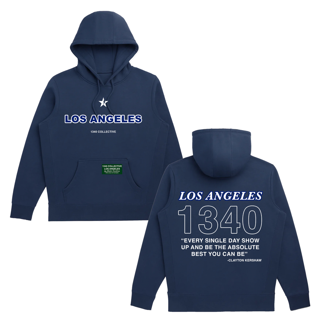 1340 LOS ANGELES BLUE V2 - HOODIE