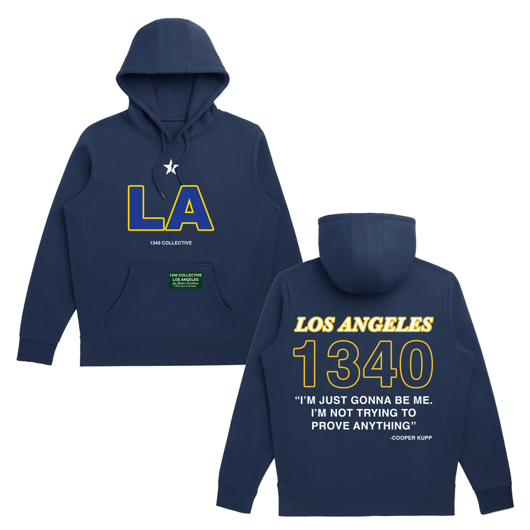 1340 LOS ANGELES YELLOW - HOODIE