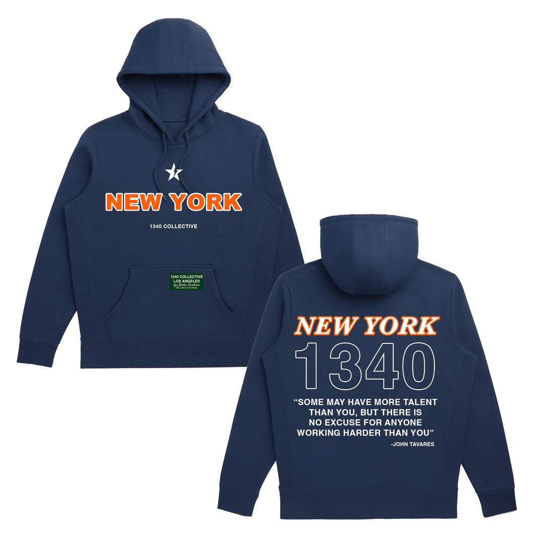 1340 NEW YORK ORANGE - HOODIE