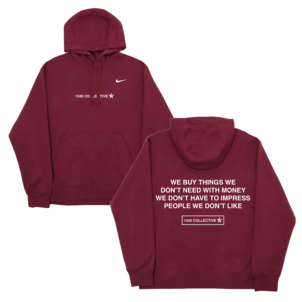 1340 IMPRESSIONS - on NIKE HOODIE