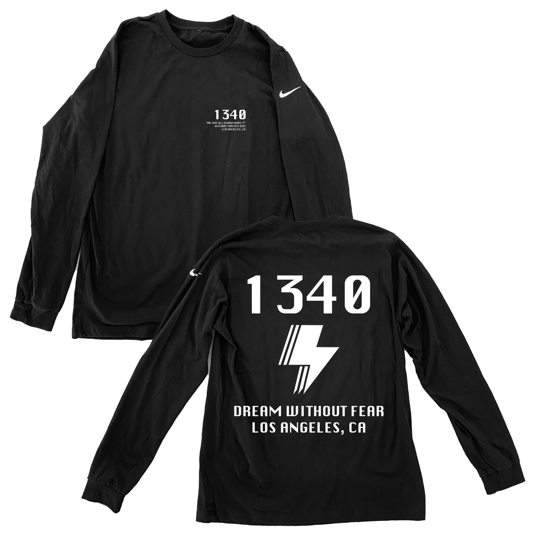 1340 WITHOUT FEAR - on NIKE LONG SLEEVE