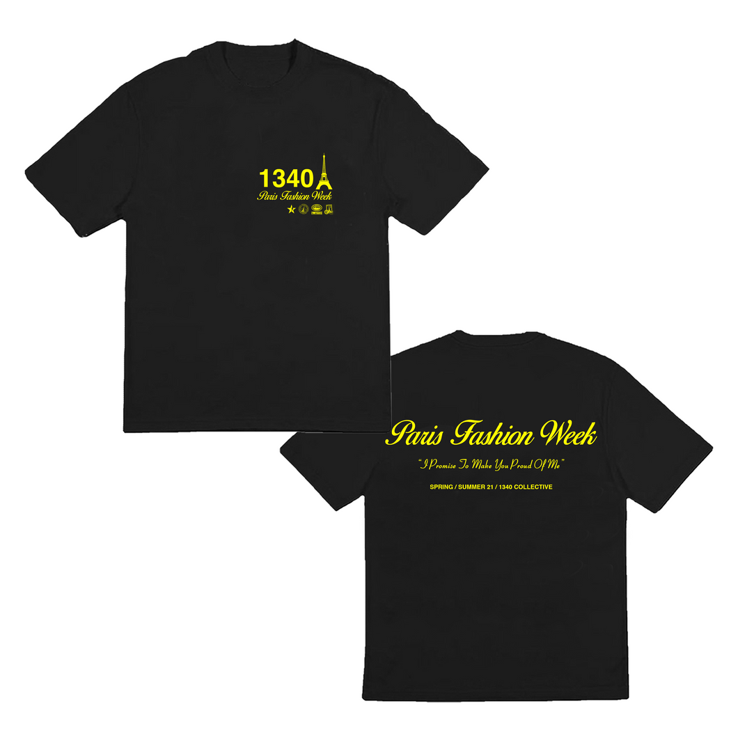 1340 PARIS FASHION WEEK - TSHIRT (black friday 2022)
