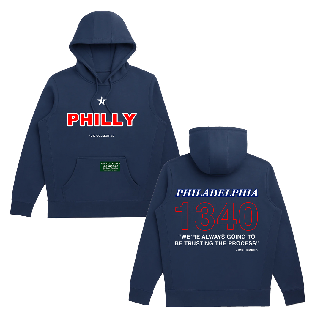 1340 PHILADELPHIA RED - HOODIE