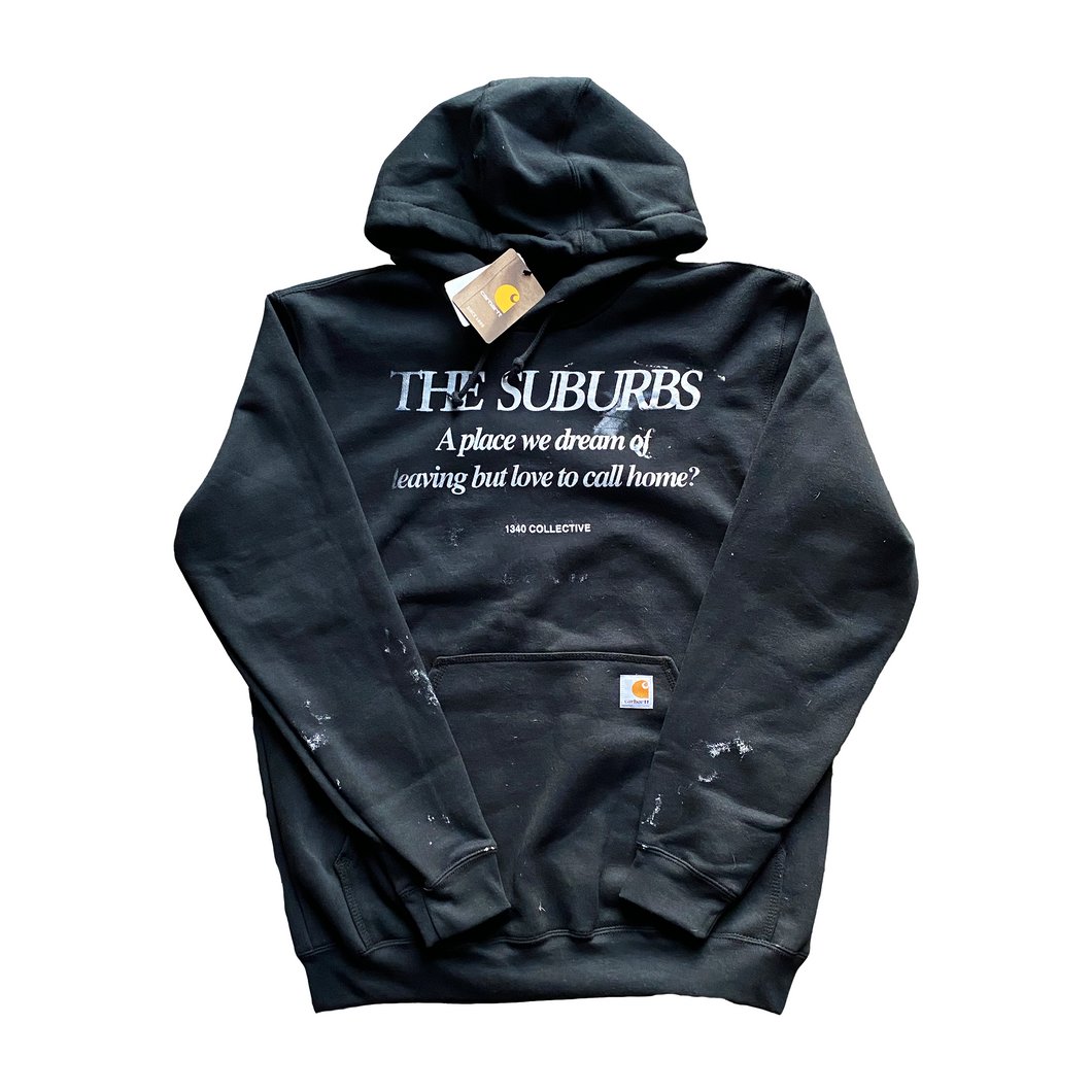 1340 on CARHARTT PLACE WE CALL HOME HOODIE *handprinted*