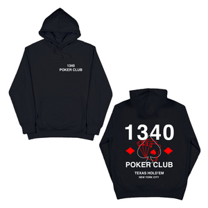 1340 POKER CLUB - HEAVYWEIGHT HOODIE (Black Friday)