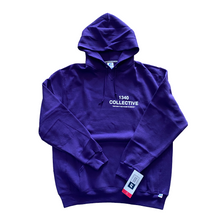 Load image into Gallery viewer, 1340 on RUSSELL PURPLE - HAND SCREEN PRINTED HOODIE (black friday 2022)
