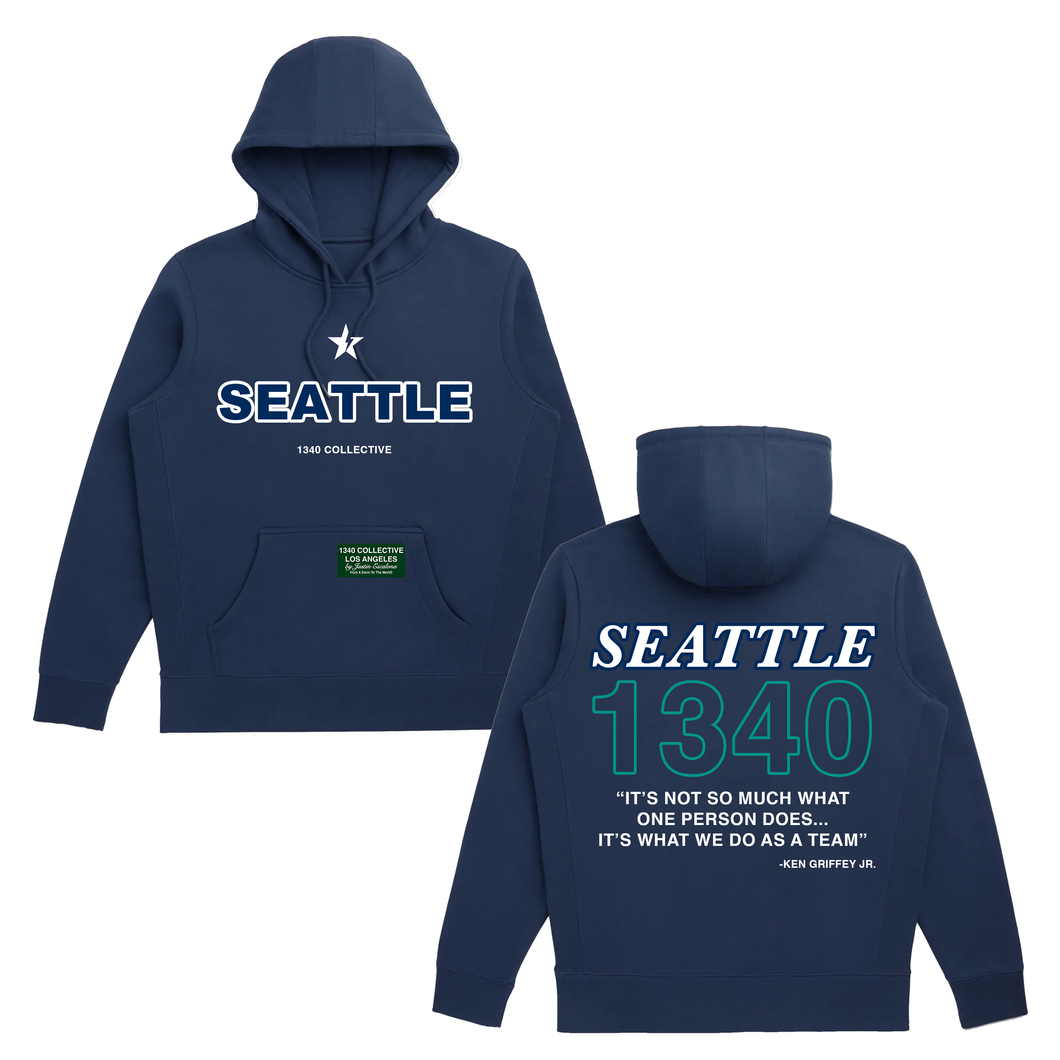 1340 SEATTLE BLUE - HOODIE