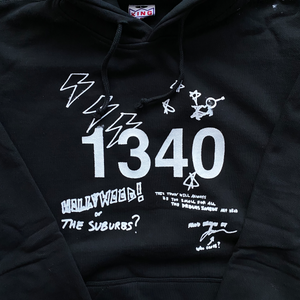1340 SUBURBS DOODLE - HEAVYWEIGHT HOODIE
