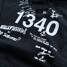Load image into Gallery viewer, 1340 SUBURBS DOODLE - HEAVYWEIGHT HOODIE
