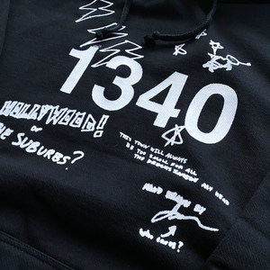 1340 SUBURBS DOODLE - HEAVYWEIGHT HOODIE