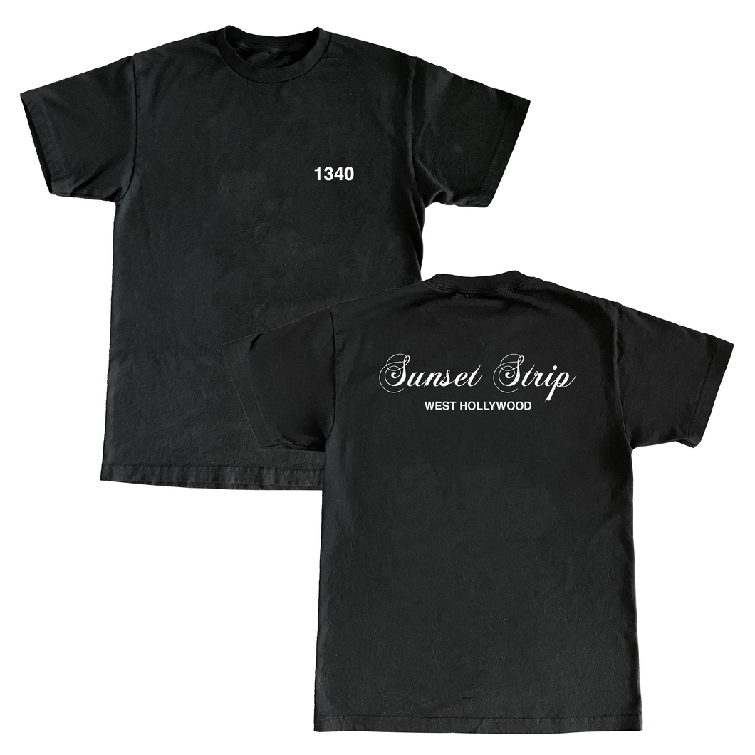 1340 WEST HOLLYWOOD - HEAVYWEIGHT TSHIRT