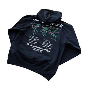 1340 TOUR FLAGS - HEAVYWEIGHT HOODIE - Special