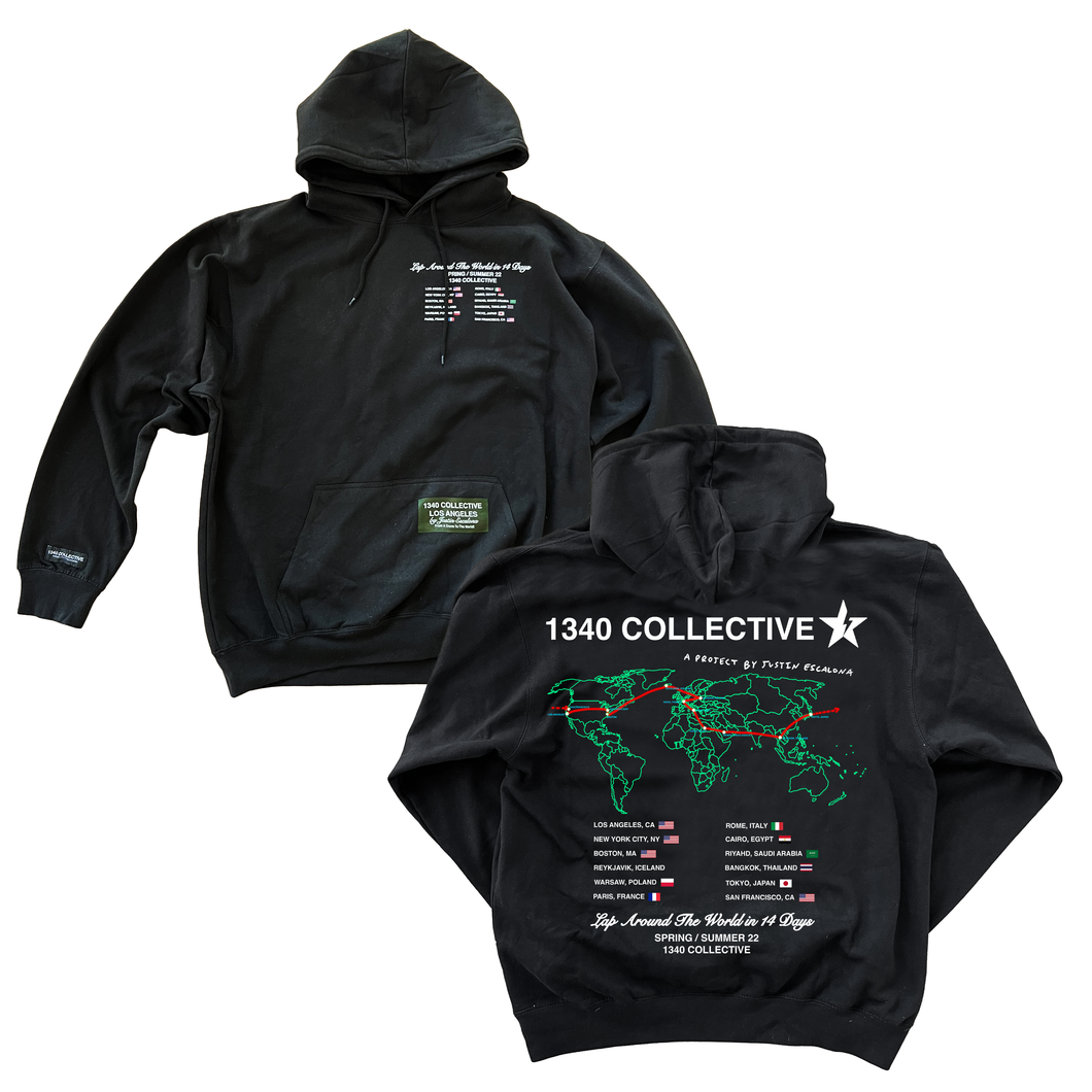 1340 TOUR FLAGS - HEAVYWEIGHT HOODIE