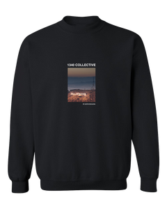 1340 HOLLYWOOD ON FIRE CREWNECK SWEATER