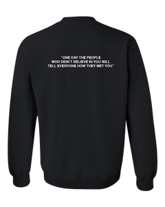 1340 HOLLYWOOD ON FIRE CREWNECK SWEATER