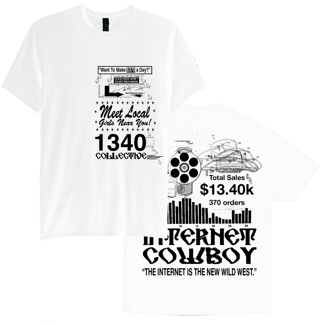 1340 INTERNET COWBOY T-SHIRT