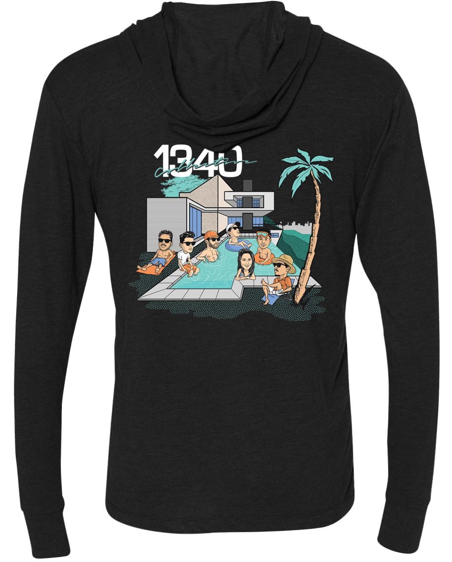 1340 TEAM LONG SLEEVE HOODIE