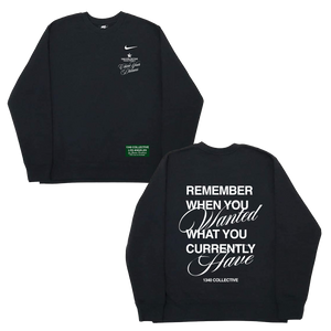1340 REMEMBER WHEN - on NIKE CREWNECK