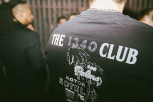 1340 CLUB HOODIE Rhinstones Long Sleeve (Black Friday 2022)