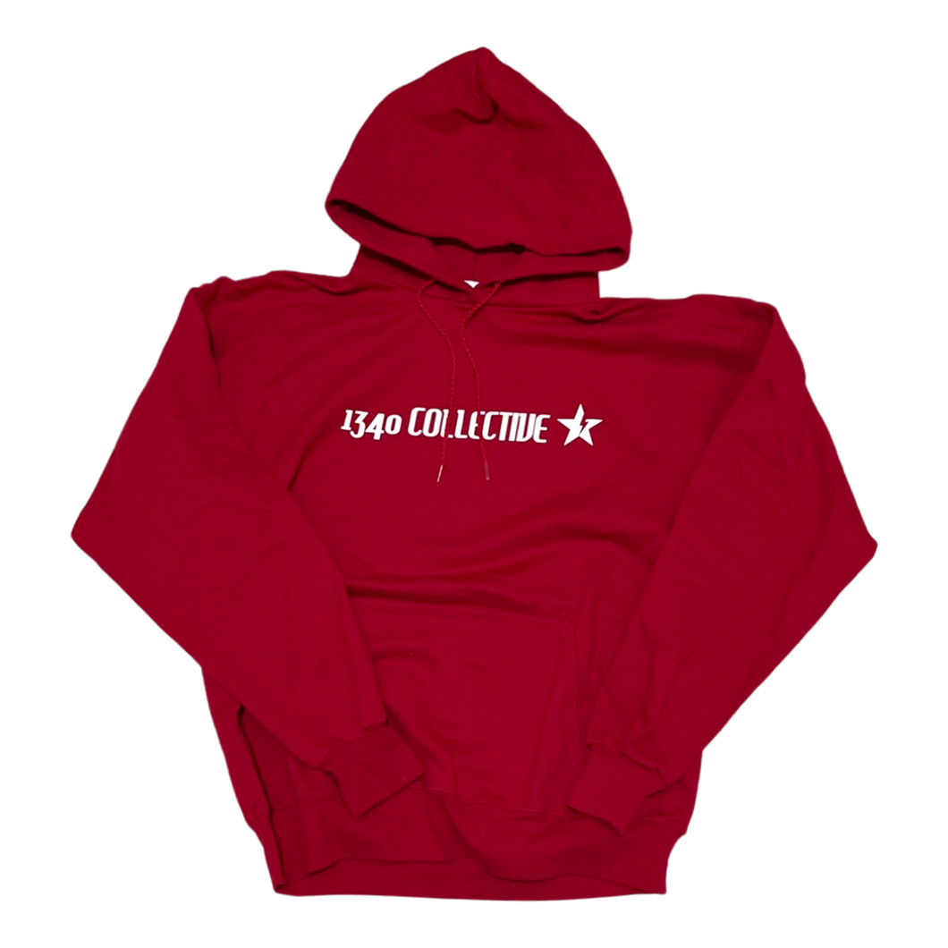 1340 RED STAR LOGO - HOODIE (black friday 2022)