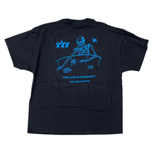 1340 SKELETON POKER BLUE - TSHIRT (black friday 2022)