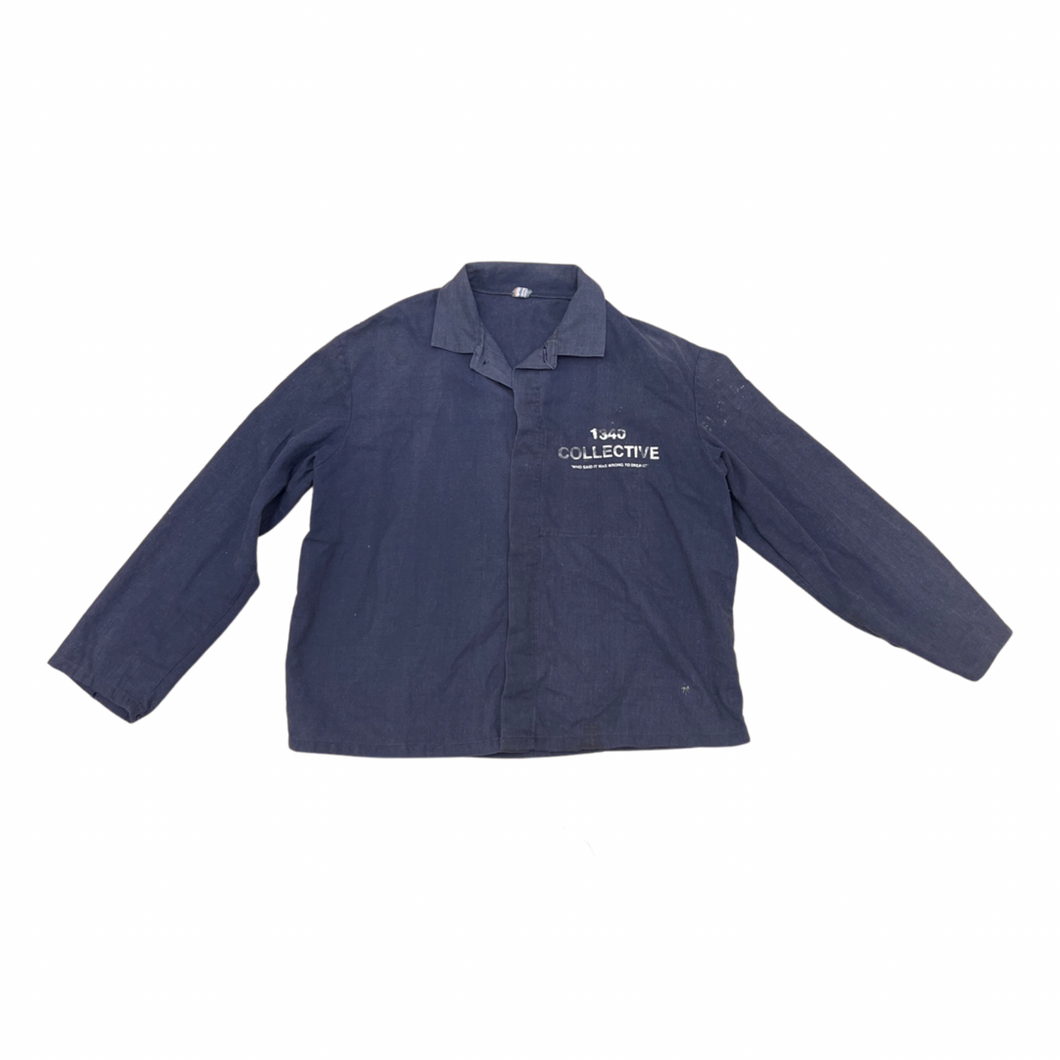 1340 WORK BUTTON UP - 1/1 HAND PRINTED (black friday 2022)