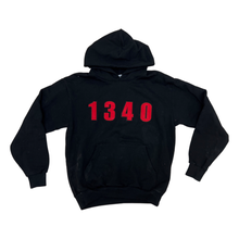Load image into Gallery viewer, 1340 EMBROIDERED PATCHES - SAMPLE HEAVYWEIGHT HOODIE (black friday 2022)
