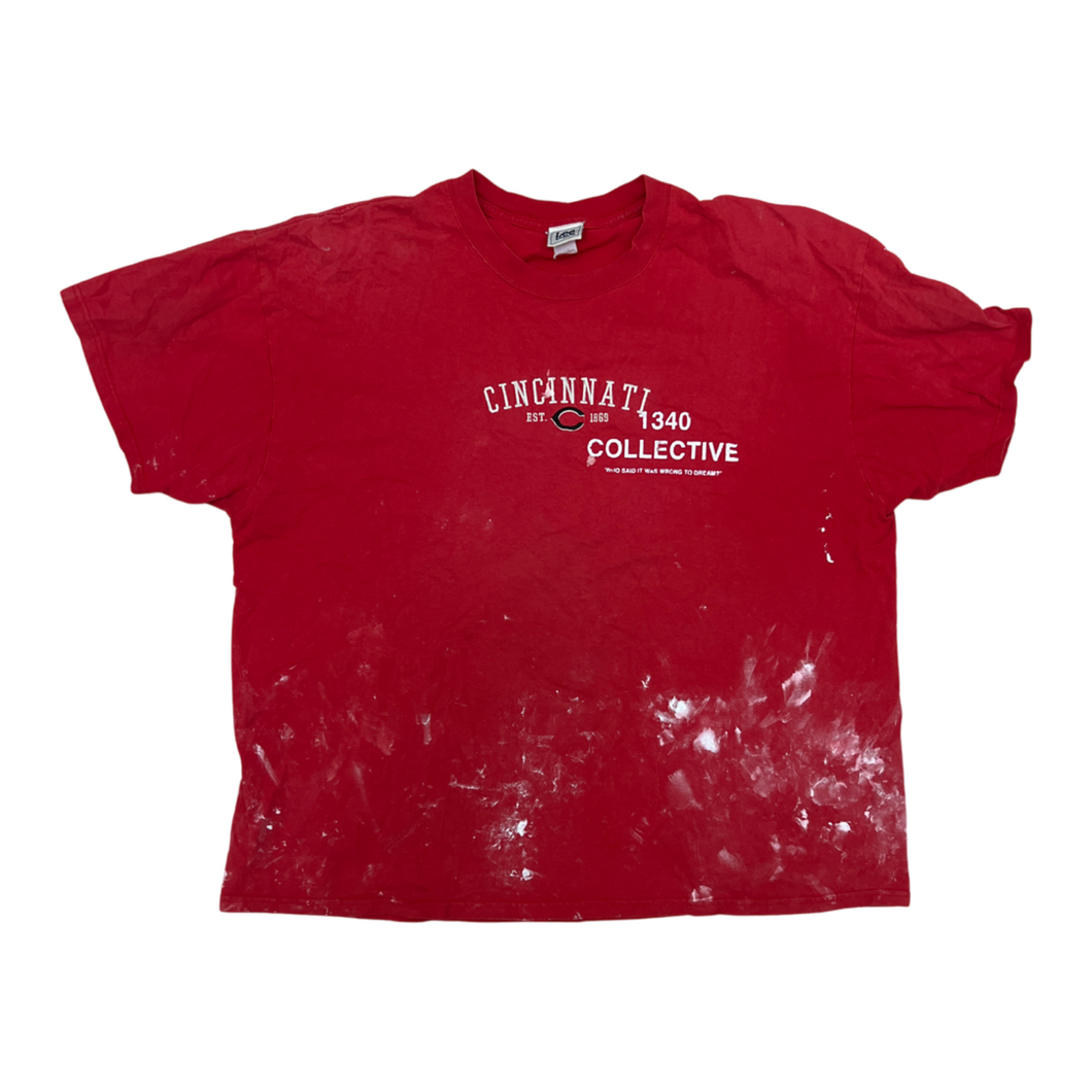 1340 CINCINNATI REDS - 1/1 HAND PRINTED TSHIRT (black friday 2022)