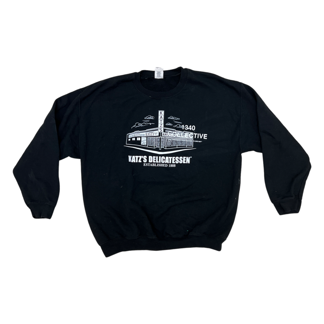 1340 KATZ - 1/1 HAND PRINTED CREWNECK SWEATSHIRT (black friday 2022)