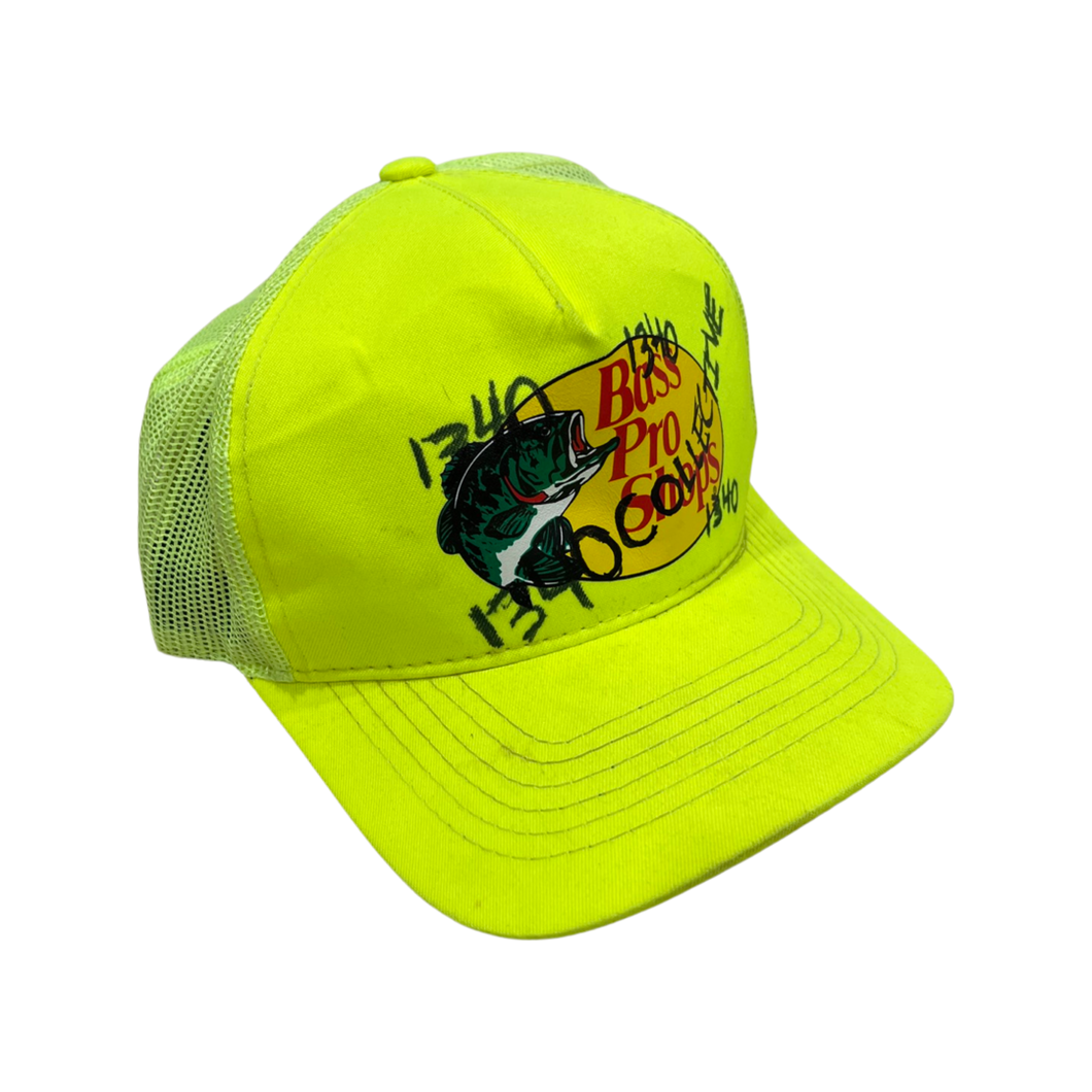 1340 BASS PRO - 1/1 HAND DRAWN SNAPBACK HAT (black friday 2022)