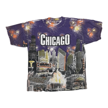 Load image into Gallery viewer, 1340 CHICAGO - 1/1 HAND PRINTED TSHIRT (black friday 2022)
